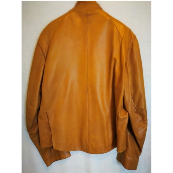 Authentic Burberry Biker Leather Jacket - Picture 2 of 6